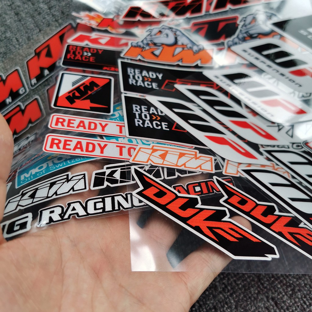 Stiker Reflektif Shocker Damper Untuk Duke Ktm 200 / 390 / 690 / 990 / 1090 / 1190 / 1290