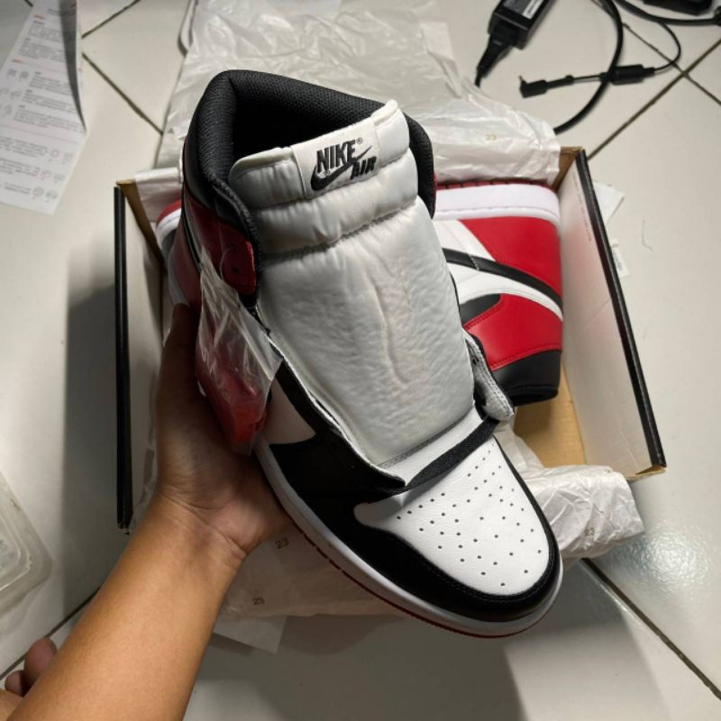 Nike Air Jordan 1 Retro High OG &quot;Black Toe&quot; MIRROR 1:1