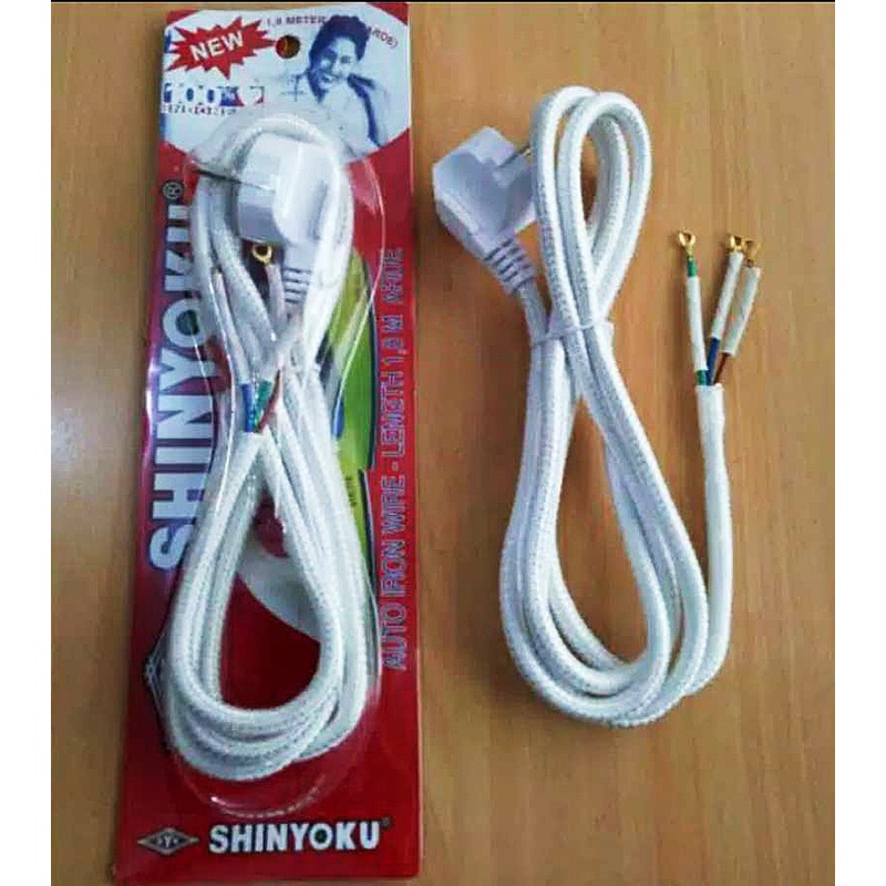 Kabel Setrika Arde Shinyoku Universal 3 Kabel 1.8 Meter - ORIGINAL