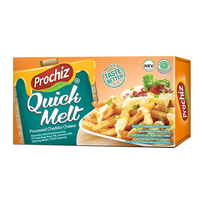 Keju Prochiz 160 gram Gold Cheddar / Quick Melt / Spready / Slice