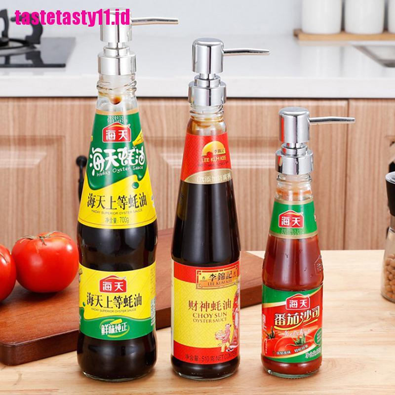 Kepala Botol Dispenser Pompa Tekan Untuk Saus / Kecap / Cuka