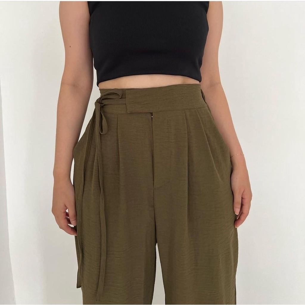 OLIVER PANTS KULOT - JANELLE PANTS CRINCLE AIRFLOW