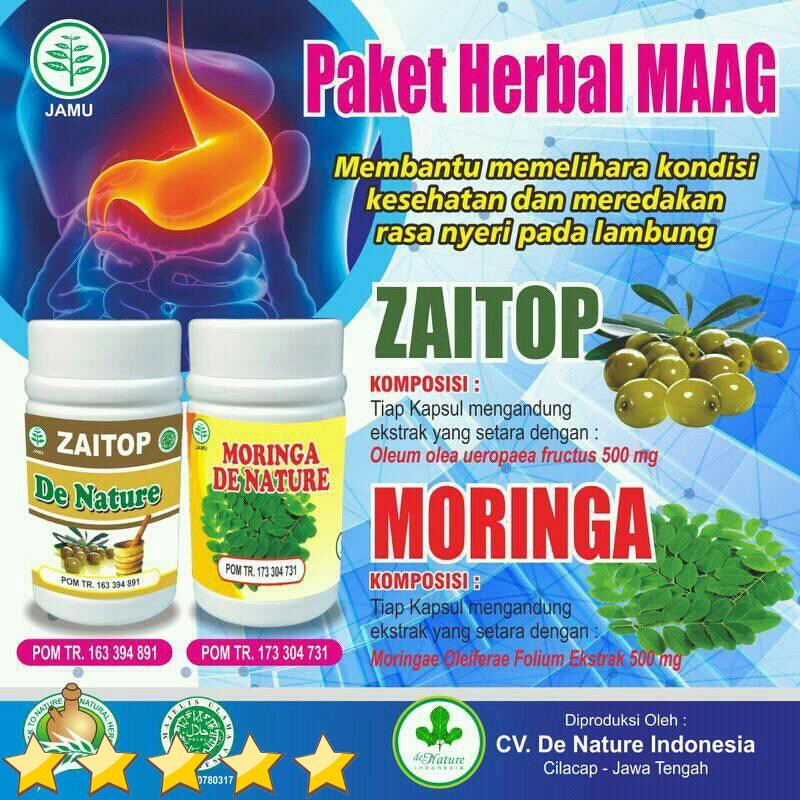 Obat Maag Kronis Nyeri Lambung Asam Lambung Asli De Nature