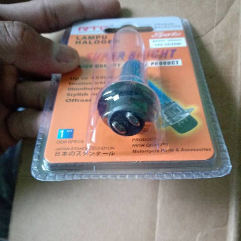 Bohlam lampu depan warna putih untuk semua motor mio beat vario Scoopy