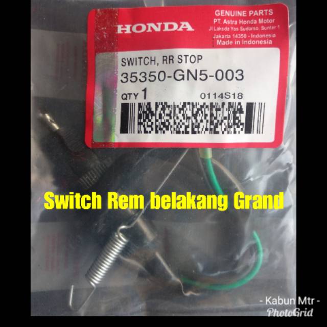 SWITCH REM BELAKANG SUPRA GRAND