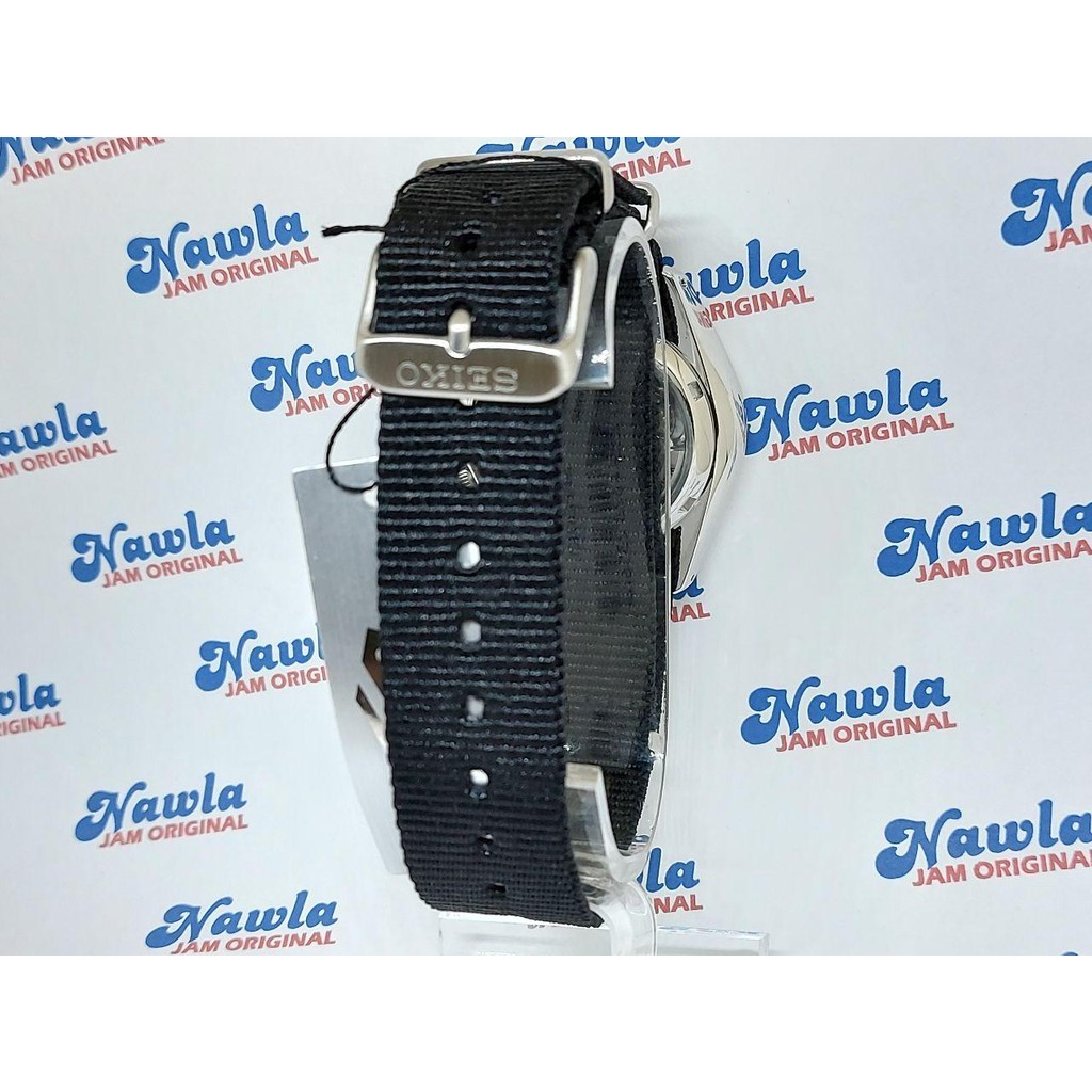 Seiko 5 Sports SRPE67K1 Automatic Black Nylon - Jam Tangan Pria SRPE67