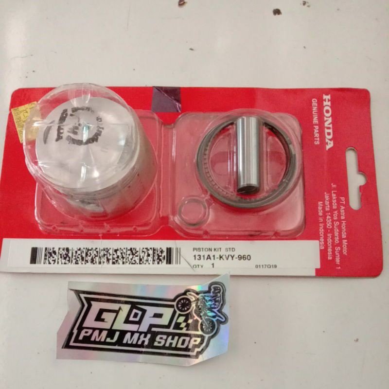 PISTON KIT BEAT KARBU SCOOPY SPACY CARBU AHM SET OS STD 25 50 75 100 131A1-KVY-960-1