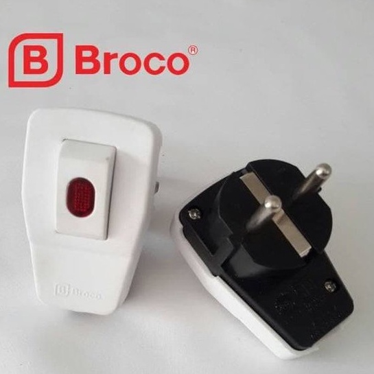 Steker Lampu Broco Steker Arde Broco Lampu Colokan Swicht