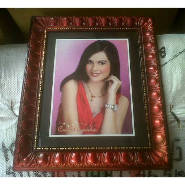 Pigora Pigura Bingkai Frame Foto Plastik Motif