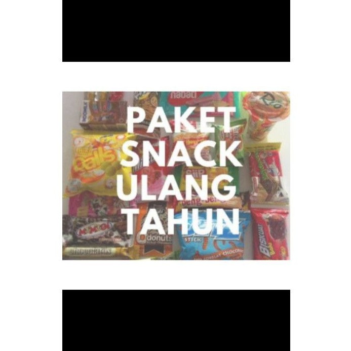 

Paket Snack Ulang Tahun 15000 / Souvenir Snack Ulang Tahun