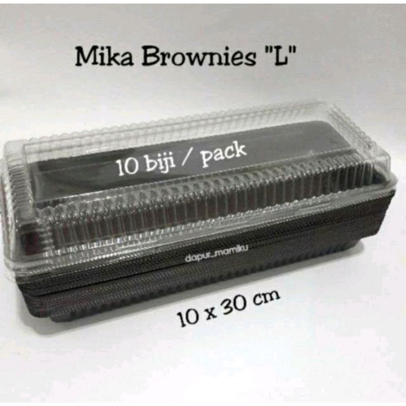 DAPURMAMI 10 BIJI MIKA BROWNIES L Roll Tart Bolu Gulung BG 8528 brownis L bronis b