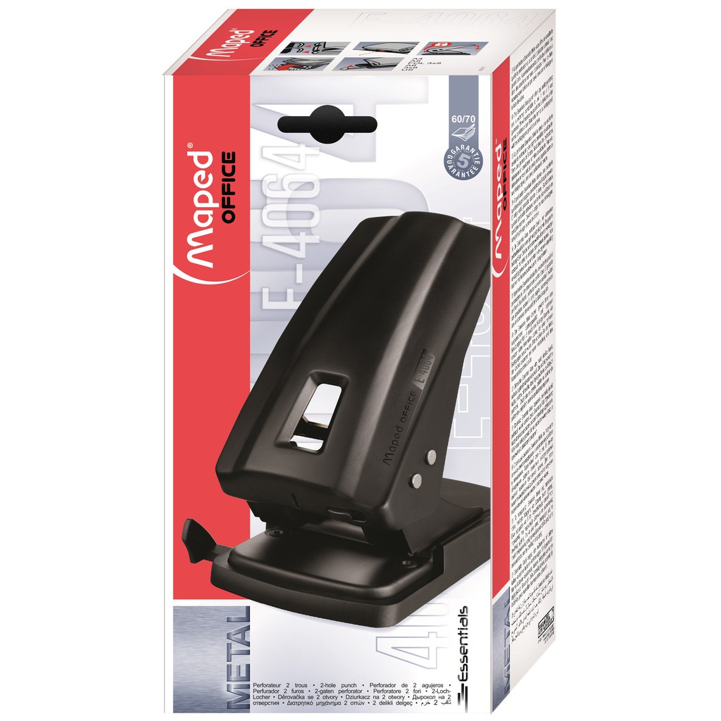 

Pembolong Kertas Maped Essentials Metal Punch - 60/70 sheets