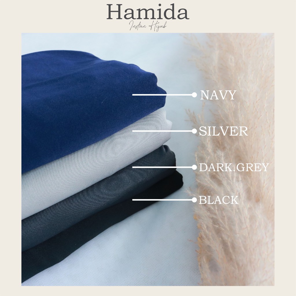 Bergo Jersey Tali Non Pet I Hamida Hijab Bergo Instan Jersey Premium I Bergo Maryam Jersey Jumbo