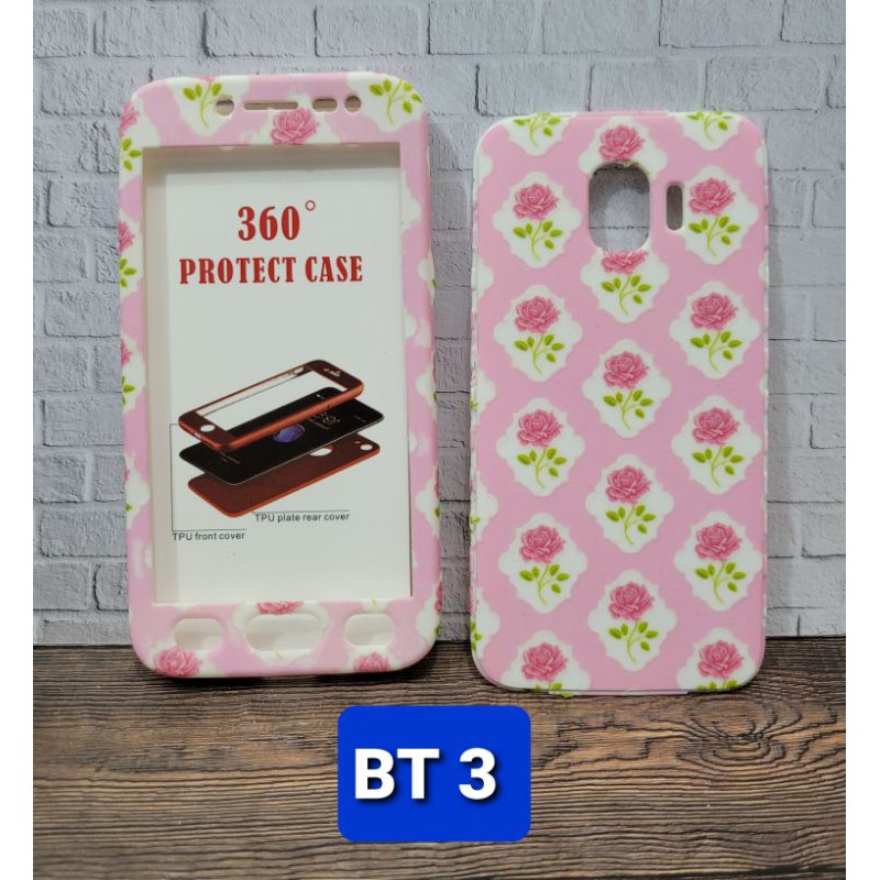 BT Softcase 360 Bunga Triball Oppo F5 F3 F1s A59 A37 Neo9 A83