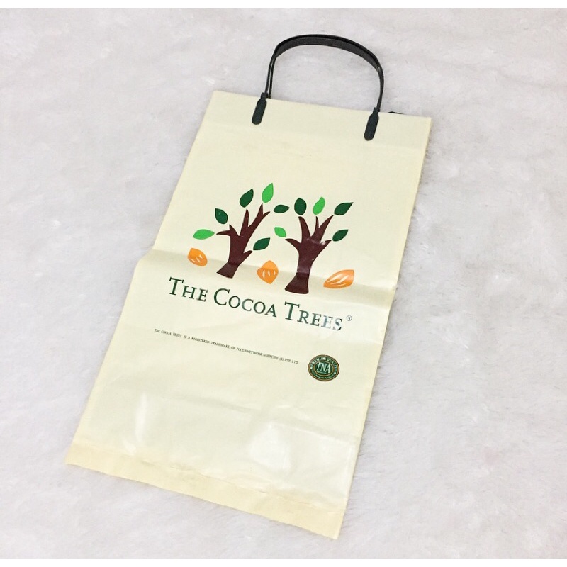 

The Cocoa Trees Singapore Tas Shopping Bag Plastic Bag Kantong Belanja Ori Branded Luar Negri Import
