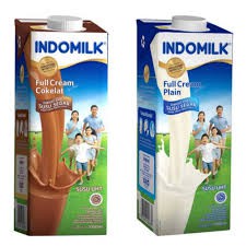 

INDOMILK UHT Milk Susu Cair Full Cream Plain Cokelat 1000ml 1L 1 liter