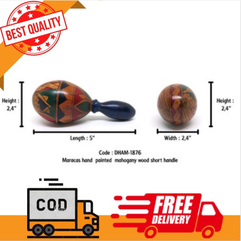 Jual Alat Musik Tradisional Marakas Shacker Maracas