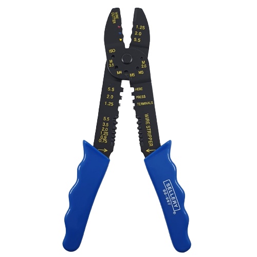 Tang Crimping Skun Sellery 88-997 Krimping Potong Kawat 5 Way Deluxe Crimping Tool 9inch