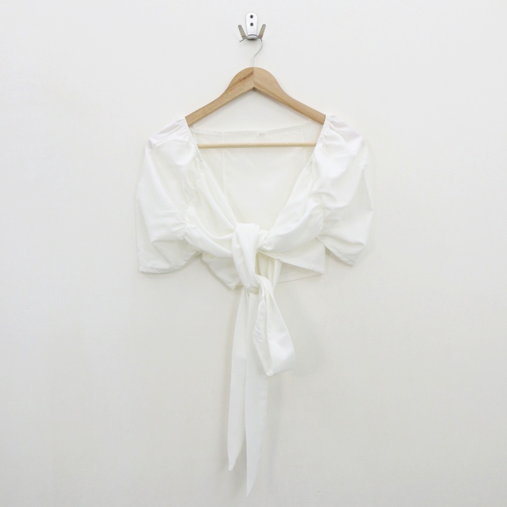 Aluvi crop top blouse - Thejanclothes
