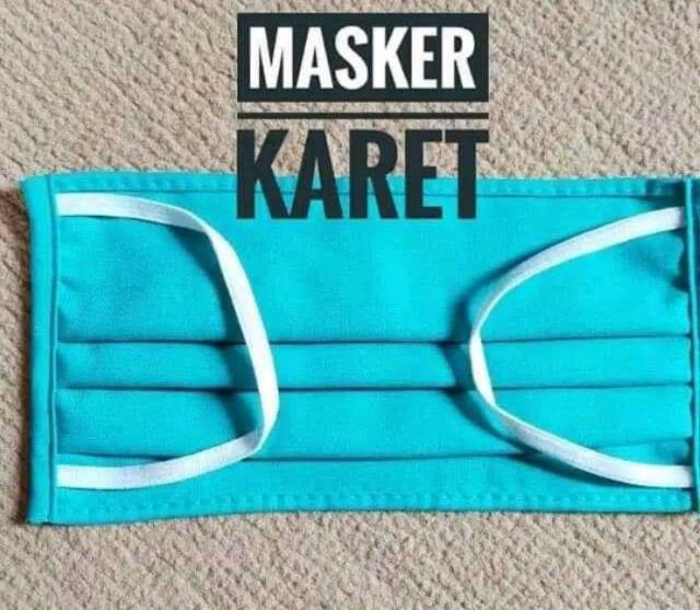 Masker Kain Karet Simpel Masker Kain Katun Lembut Polos