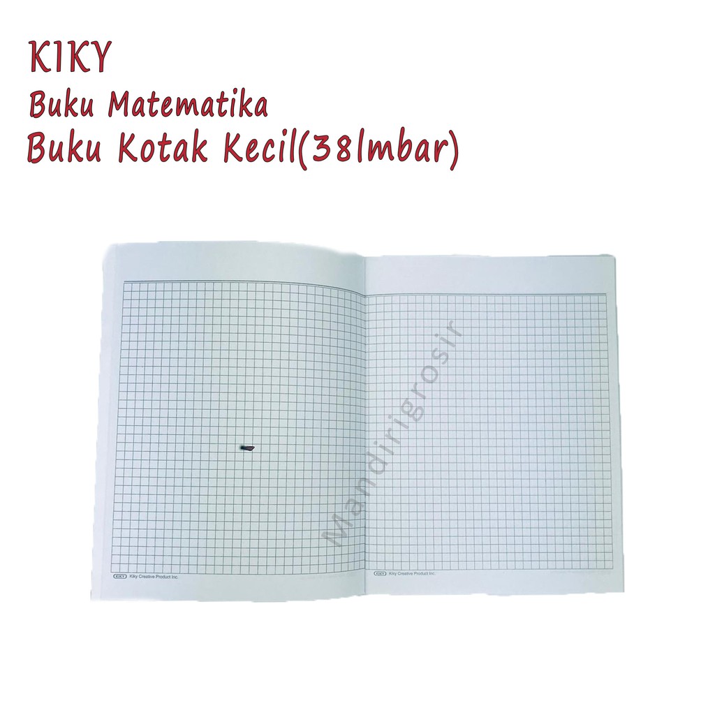 Buku Matematika *Kiky * Buku Kotak Kecil * 38lembar