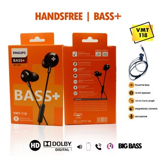 Handsfree Philips VMT-118 Bass + In-ear