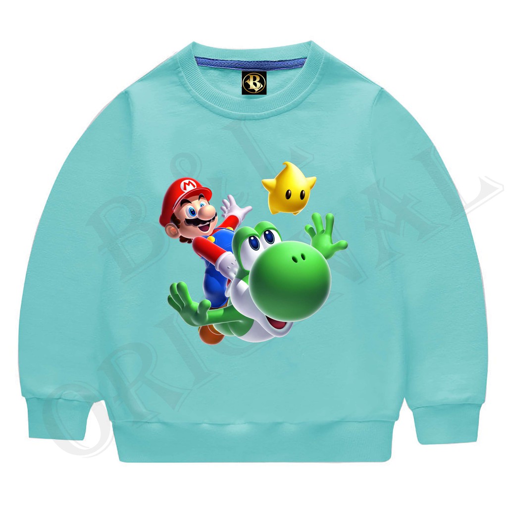 BS//COD//BAJU KAOS ANAK ANAK MARIO N FRIEND/TANGAN PANJANG GOOD QUALITY