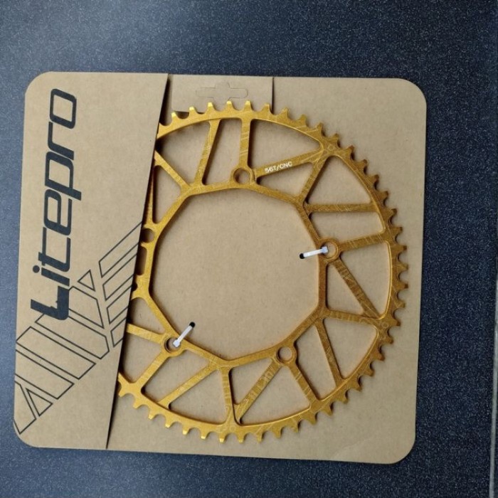 Chainring LITEPRO NARROW Wide 56T BCD 130 mm