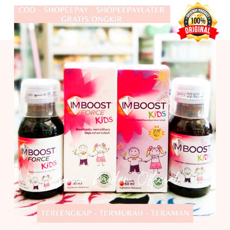 IMBOOST SYRUP / IMBOOST KIDS SYR / IMBOOST FORCE SYR / DAYA TAHAN TUBUH / CEGAH CORONA