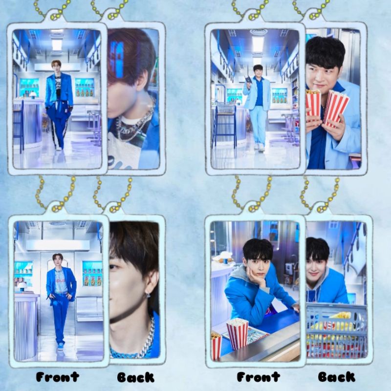 Super Junior SMCU Express Winter Album Acrylic Clear Keychain Gantungan Kunci Akrilik