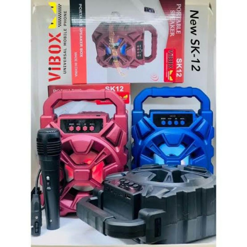 Speaker bleutooth +mic karaoke sk-12