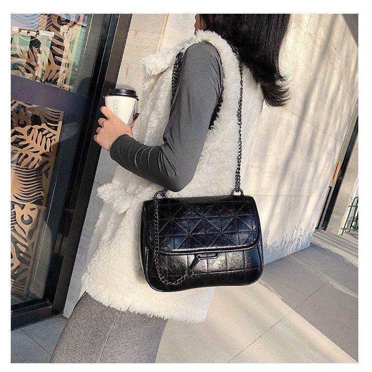 LJY61 Tas Wanita Kulit PU Leather Shoulder Bag Tassel Impor TKM