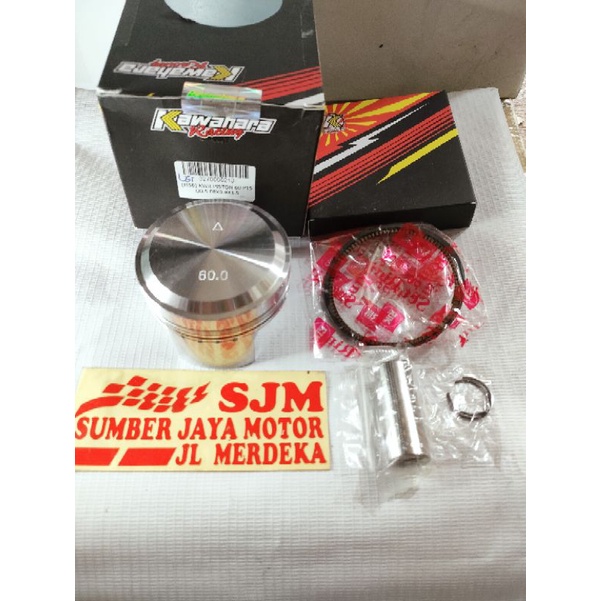 Seher kawahara 60 pin 15 Piston kawahara mentah bahan ukuran 60 pen 15