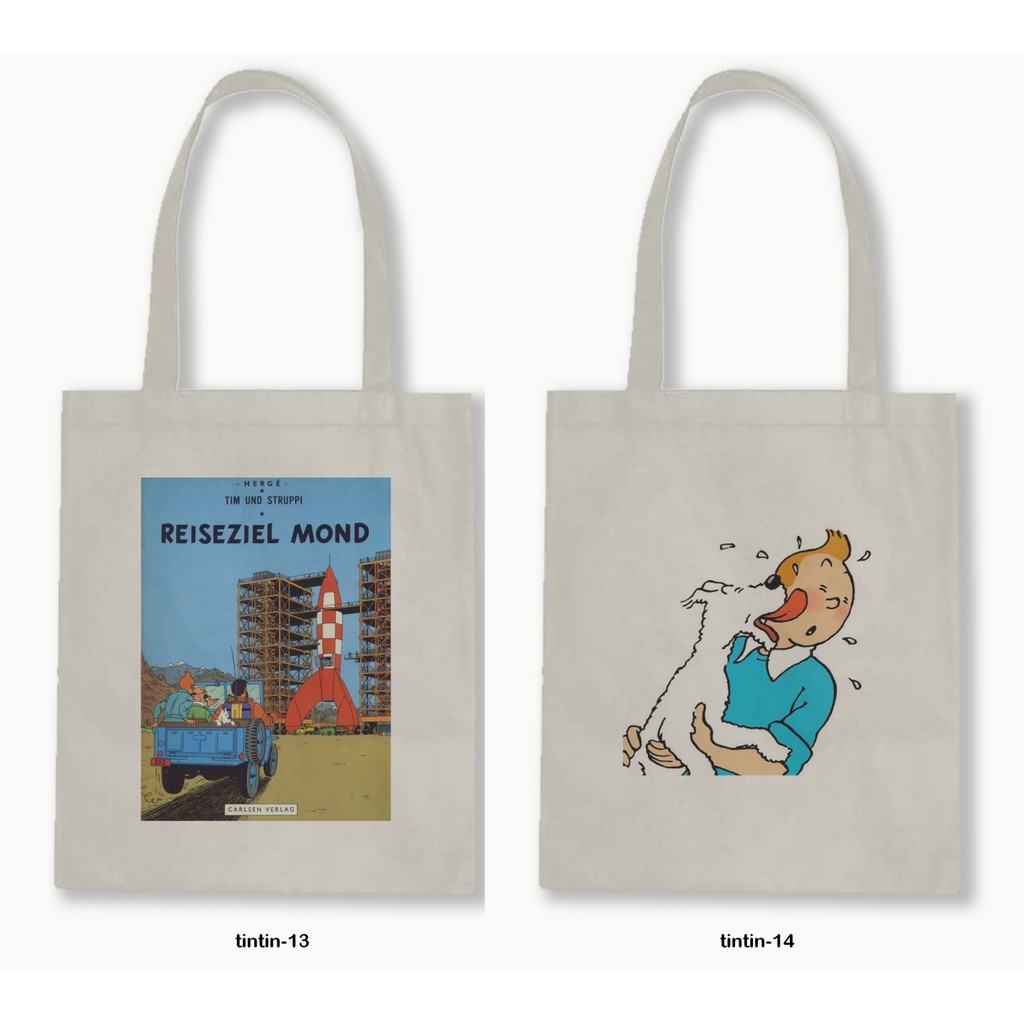 TOTE BAG RESLETING - TINTIN series.02