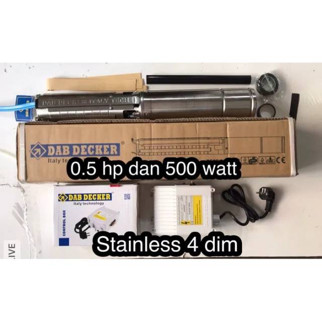 Pompa air satelit artetis pompa rendam pompa celup submersible 0.5 hp