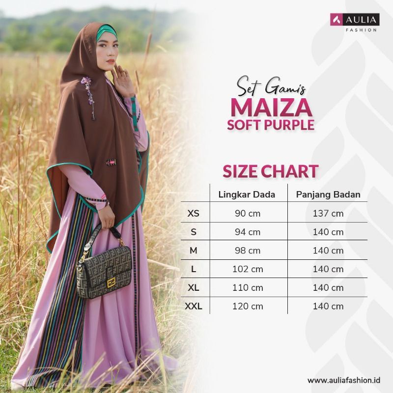 SET GAMIS MAIZA AULIA FASHION