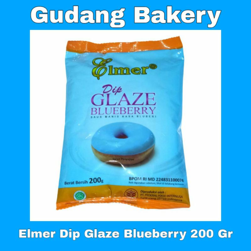 

Elmer Dip Glaze Blueberry 200 Gr