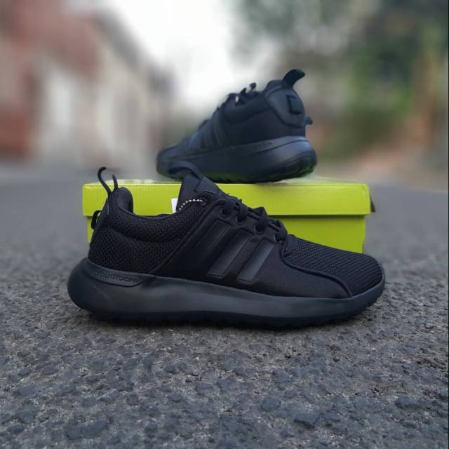 ADIDAS CLOUDFOAM LITE RACER FULL BLACK ORIGINAL BNIB