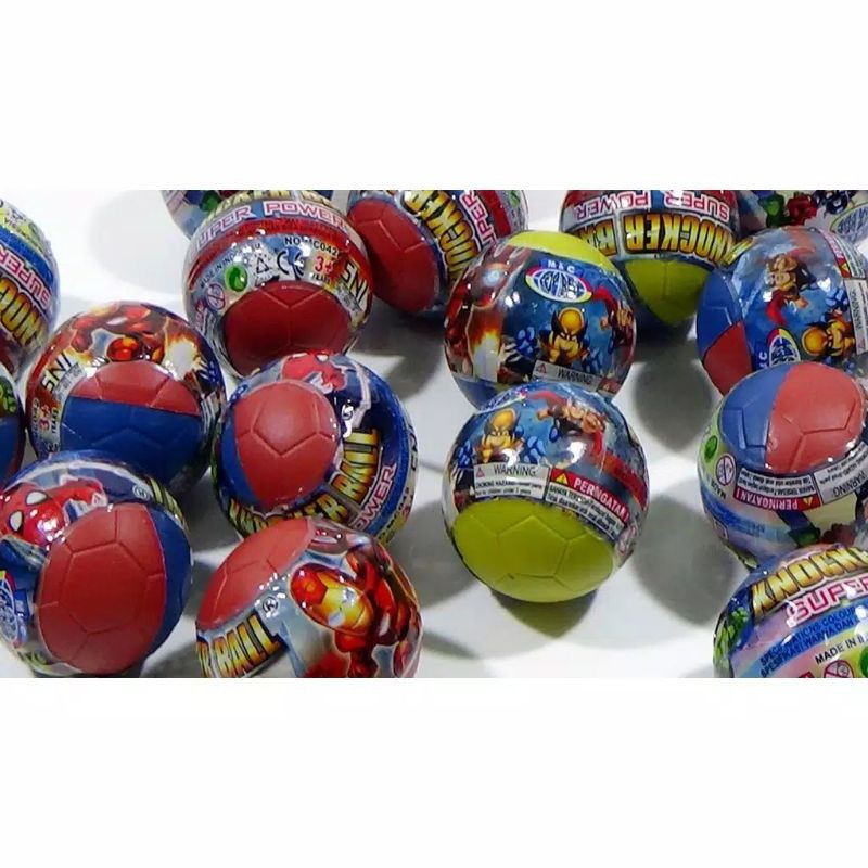 Bola Isi Kejutan / Mainan Knocker Ball ( harga tertera untuk 1 pcs)