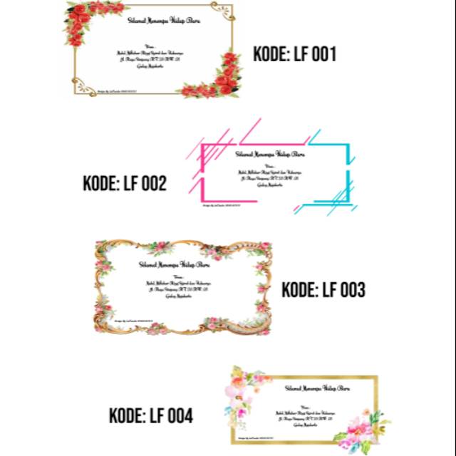 

Amplop Kondangan Printing Custom