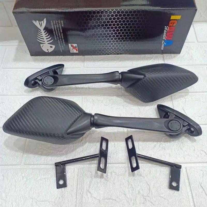 Spion R25 Tangkai Panjang Igawa Universal R25,R15,Nmax,Pcx,Xmax,Lexi &amp; Motor lain nya