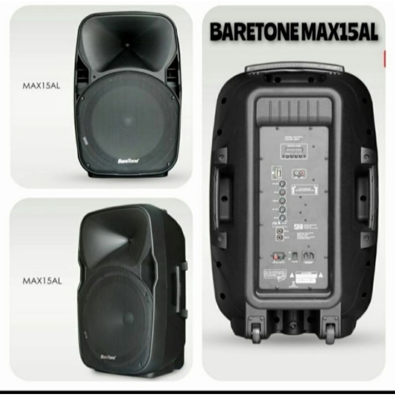 Speaker Portable Baretone Max 15AL Original/portable Baretone Max 15AL Original