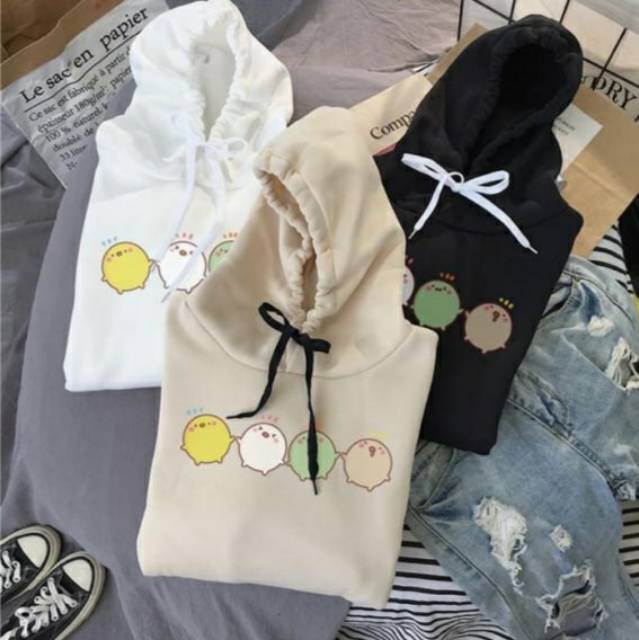 HOODIE LITTLE BABY DUCK / HOODIE WANITA TEBAL