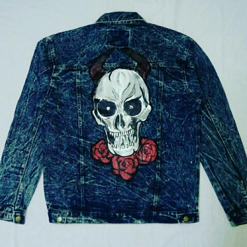 

Denim Painting | DEMON ROSE | Poseidon Reprisal