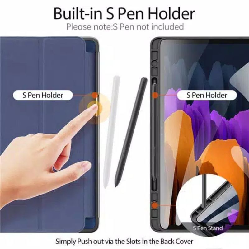 Samsung Galaxy Tab S7 11 Inch T875 T870 Sarung Original Dux Ducis Leather Flip Cover Standing Case