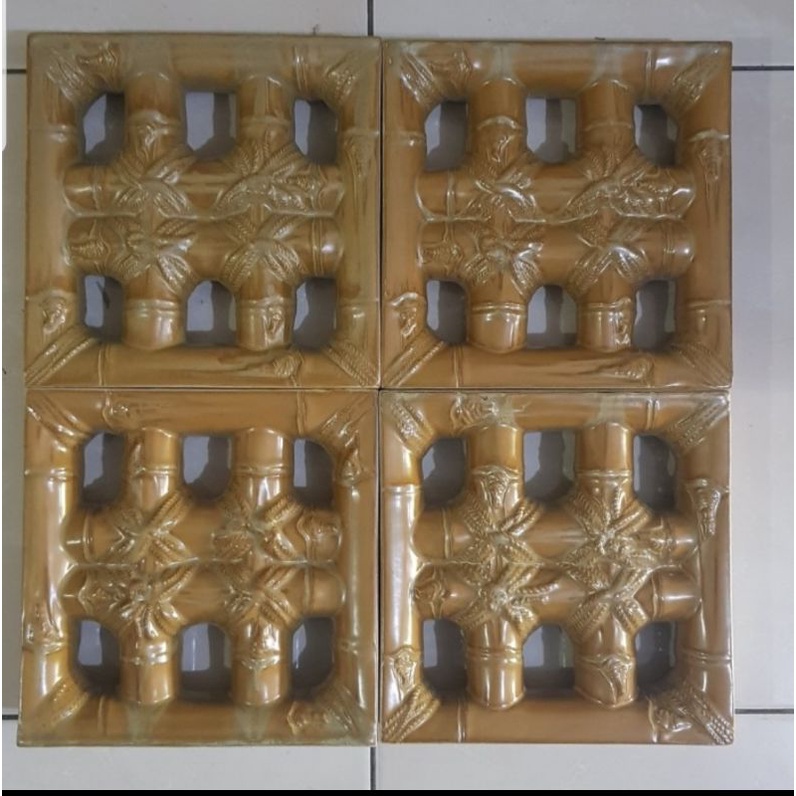 roster lubang angin keramik bambu 20x20