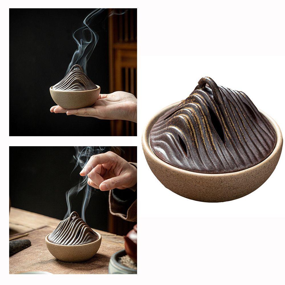 Solighter Incense Burner Dekorasi Rumah Kreatif Keramik Tungku Aromaterapi