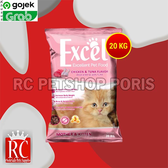 [GOSEND] Makanan Kucing / Cat Food Excel 20 kg
