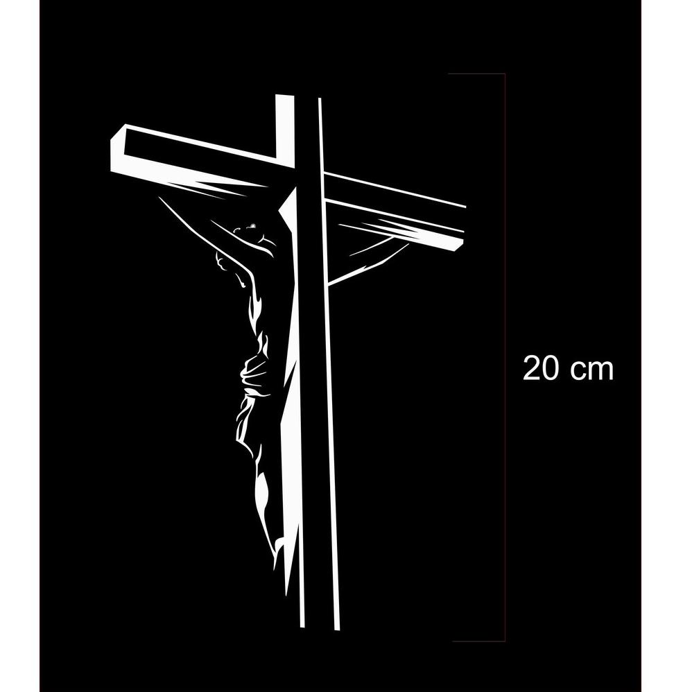 

[PRODUK 7DEZC] Stiker Christ-Jesus,Cutting Sticker VR0
