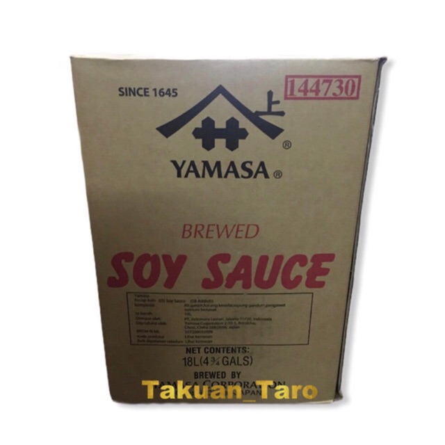 

Yamasa soy sauce shoyu 18 liter